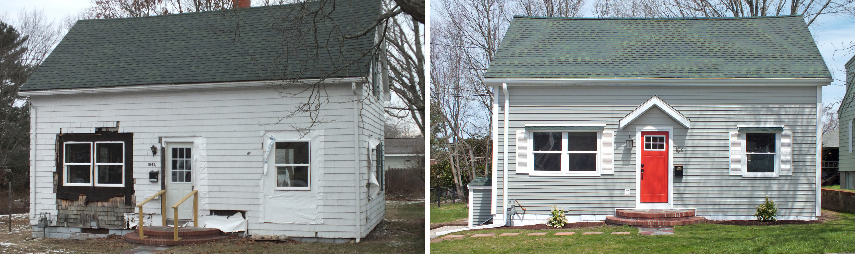 Cottage Renovation Before and After